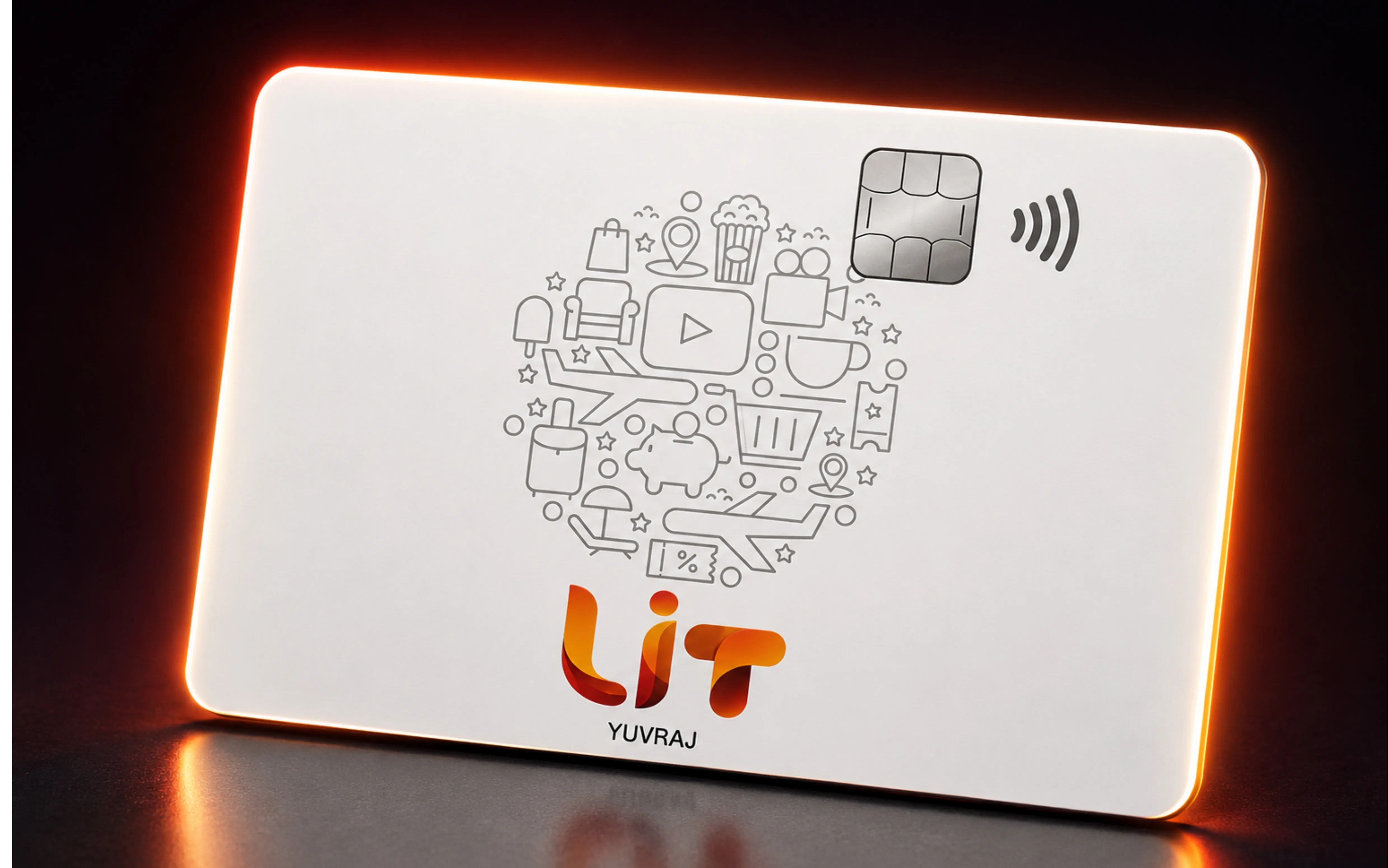 YES POP Credit Card card design
